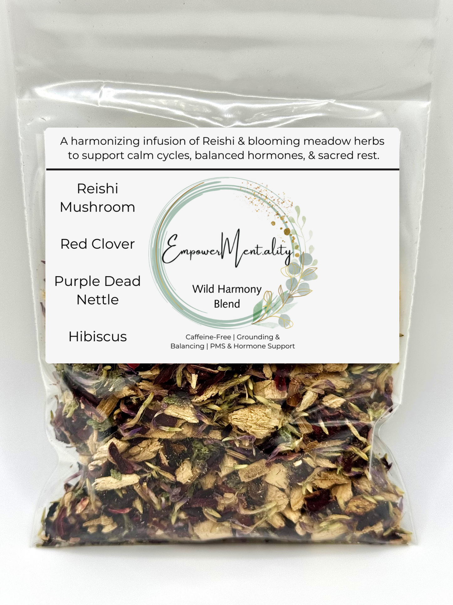 WILD Harmony Blend - Grounding & Balancing | PMS & Hormone Support | Caffeine-Free (0.7oz/21g)