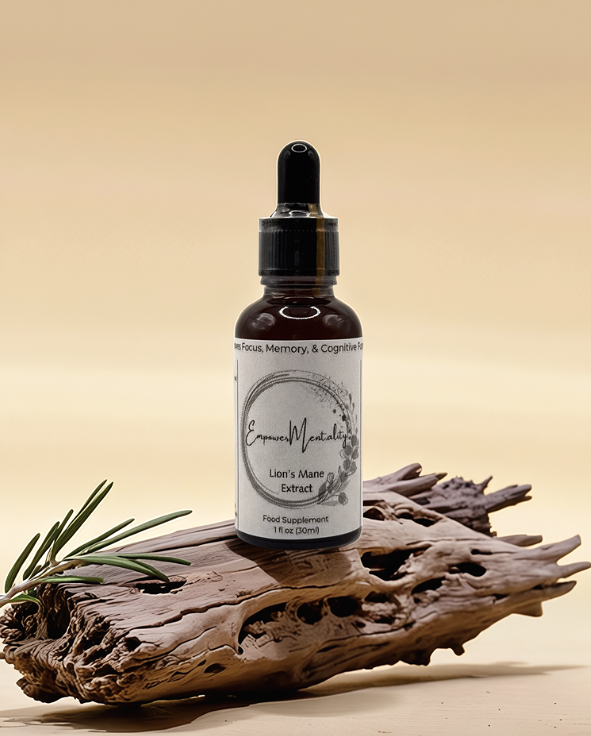 WILD Lion's Mane Mushroom Extract (1oz) - LIMITED QUANTITY!